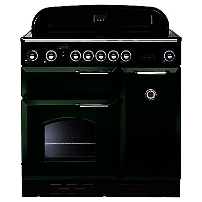 Rangemaster Classic 90 Electric Range Cooker Racing Green